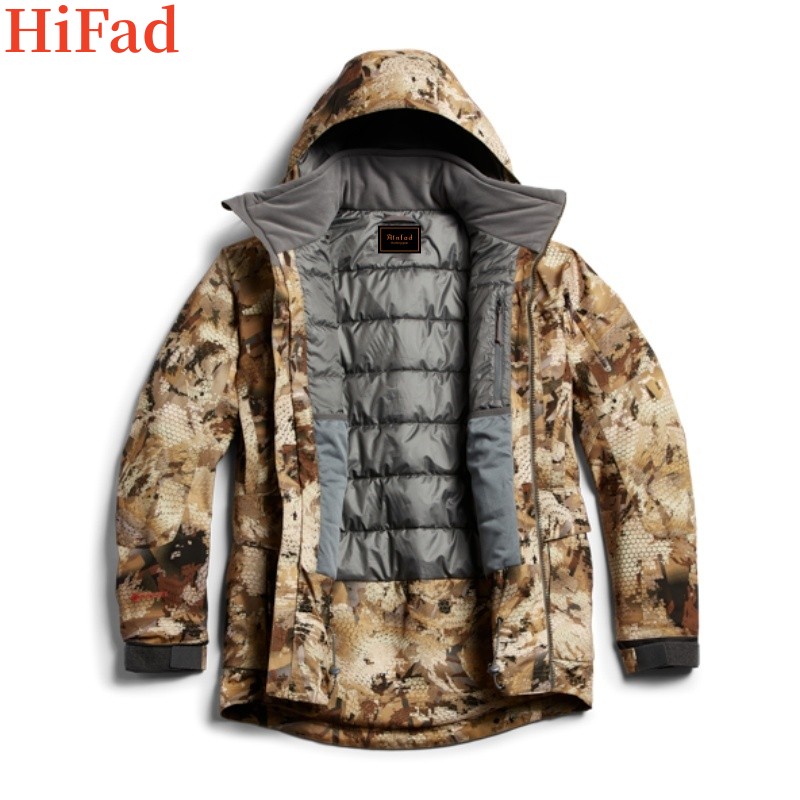 Winter Clothing Layers - Off-the-Shelf-Dschungel-Outdoor-Jagd-Herren-Jagdkleidung, bedruckte dreilagige Verbrennungsanlage-Meteoritjacke aus Stoff