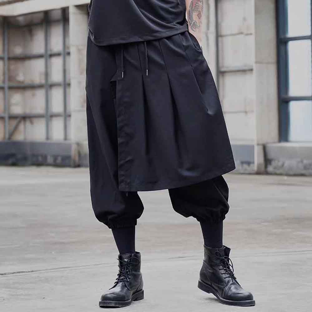 Winter Clothing Layers - Herren Herbst Harem Hosen Unregelmäßige Seite
