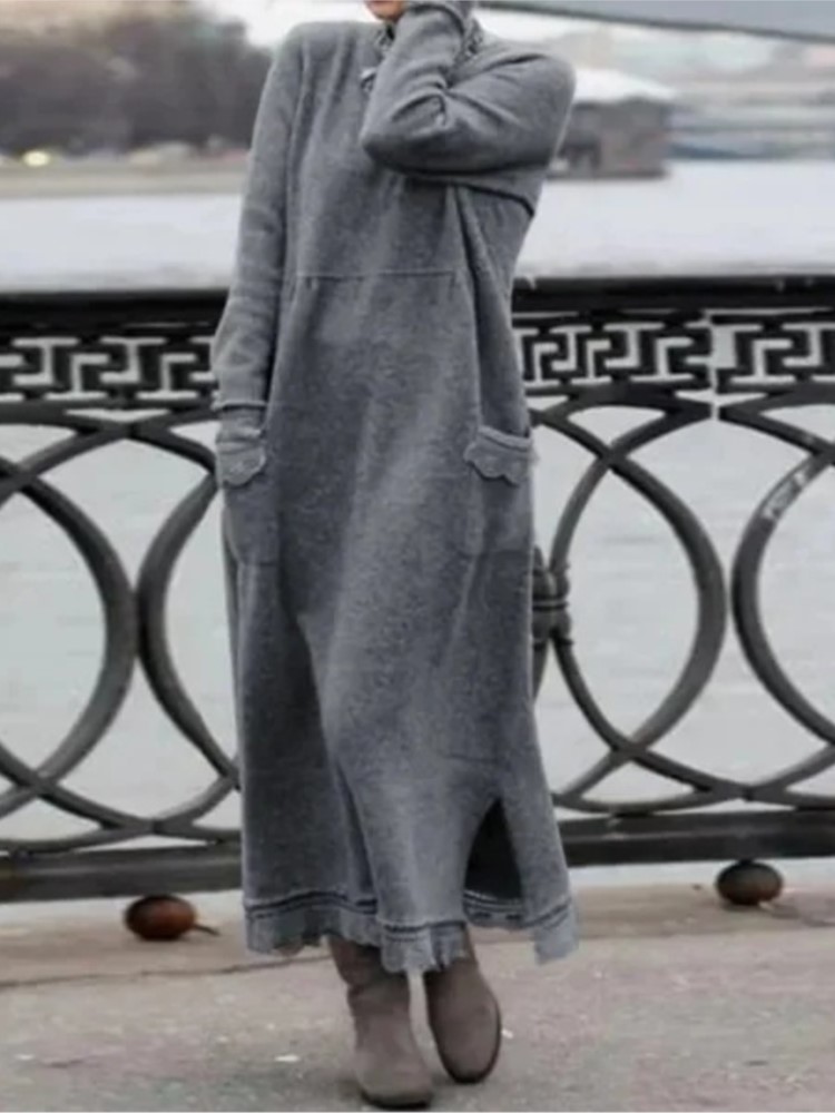Winter Clothing Pinterest - 2024 herbst Winter Neue Lange Kleider