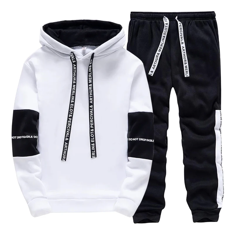 Winter Clothing Equipment - Trainingsanzug für Herren Lässige Kapuzenpullover Outdoor-Sport