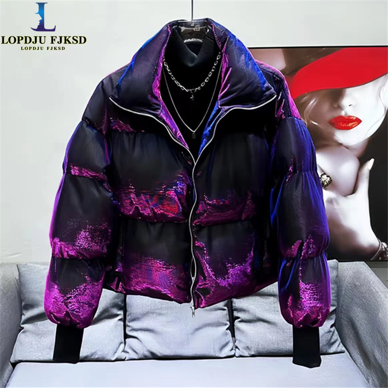 Winter Clothing Men Style - Kurze dicke lockere Baumwoll jacke für