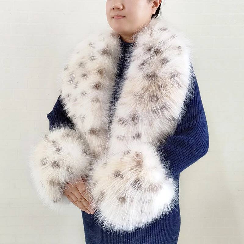 Winter Clothing Equipment - Große Frauen Faux Fuchs Pelz Schal