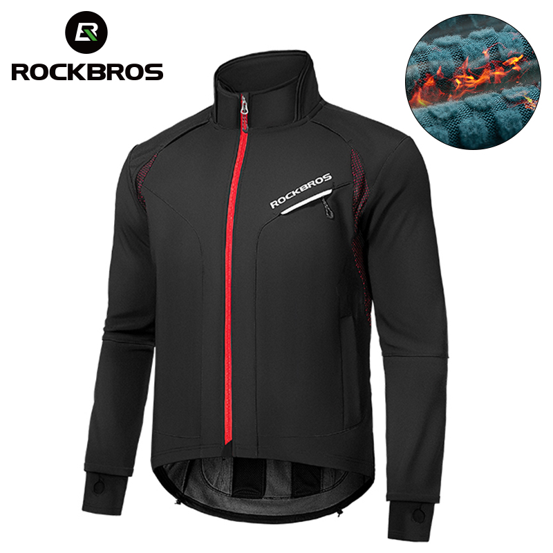 Winter Clothing Pinterest - ROCKBROS Winter Wärmer Fahrrad Jacken Winddicht