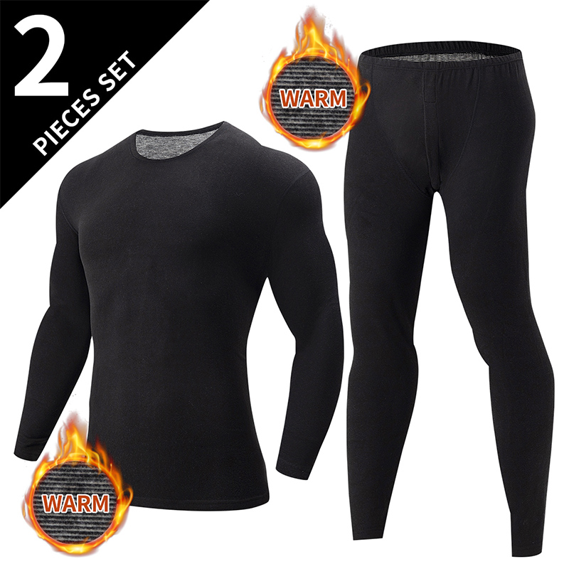 Winter Clothing Gear - Herren-Herbst- und Winter-Wärmeanzug aus Kaschmir, bequem,