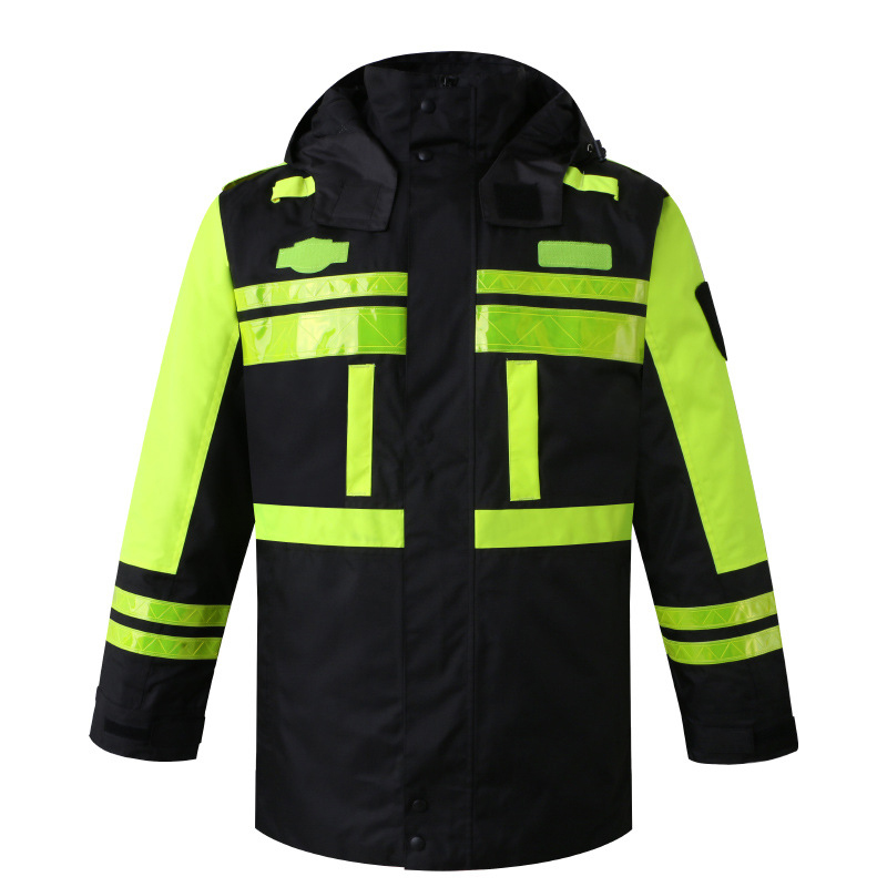 Winter Clothing Articles - Winter Hohe Sichtbarkeit Wasserdichte Outdoor Jacke