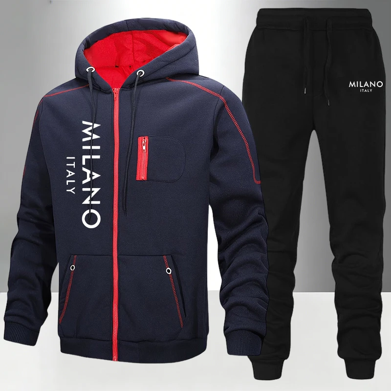 Jacket Winter Clothing - 2026 Neuer Herren-Trainingsanzug, Lässiger Kapuzenpullover, Sweatshirt,