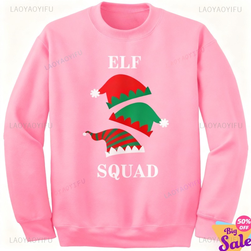 Elf Squad Sweatshirt Lustiger  – Winter Clothing Men Sale Bewertung und Preis