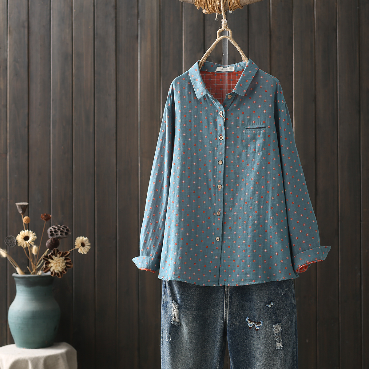 Neue Herbst zweilagige Baumwol – Winter Clothing Layers Bewertung und Preis