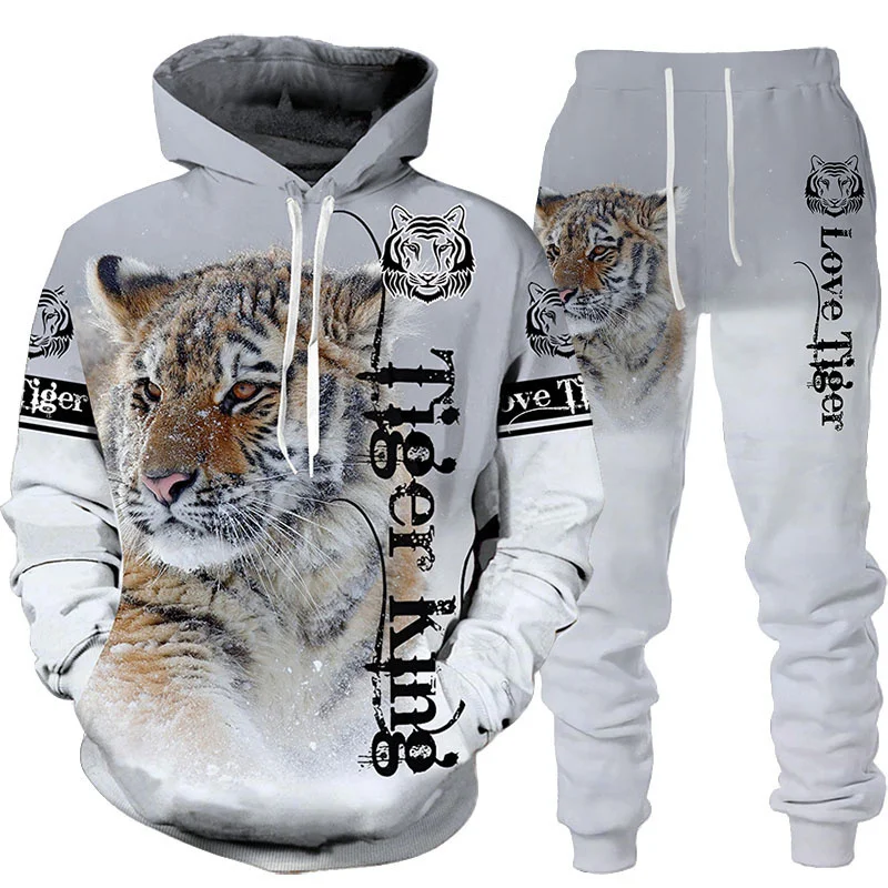 Neuer Tier-3D-Tiger-bedruckter – Winter Clothing Men Style Bewertung und Preis