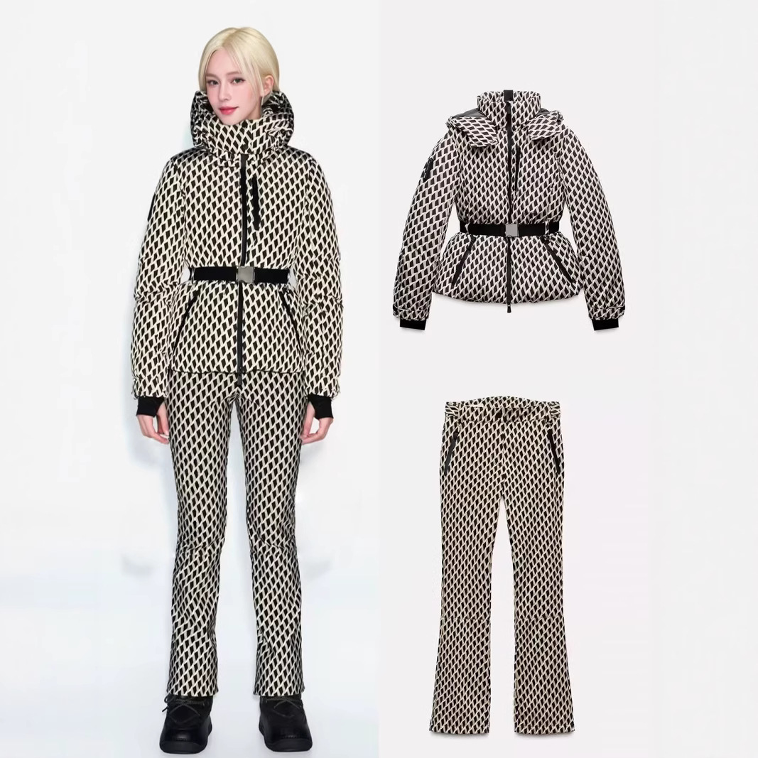 Winter Zwei Stück Skifahren Se – Winter Clothing For Sale Bewertung und Preis