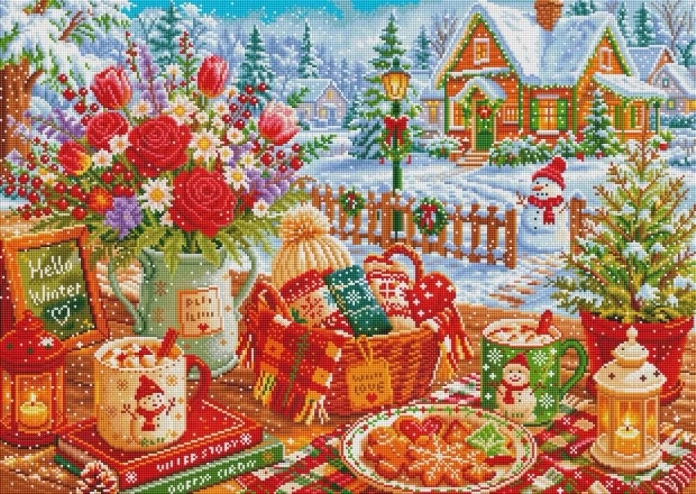 9CT 14ct Winter-Motiv-Kreuzsti – Winter Clothing Pinterest Bewertung und Preis
